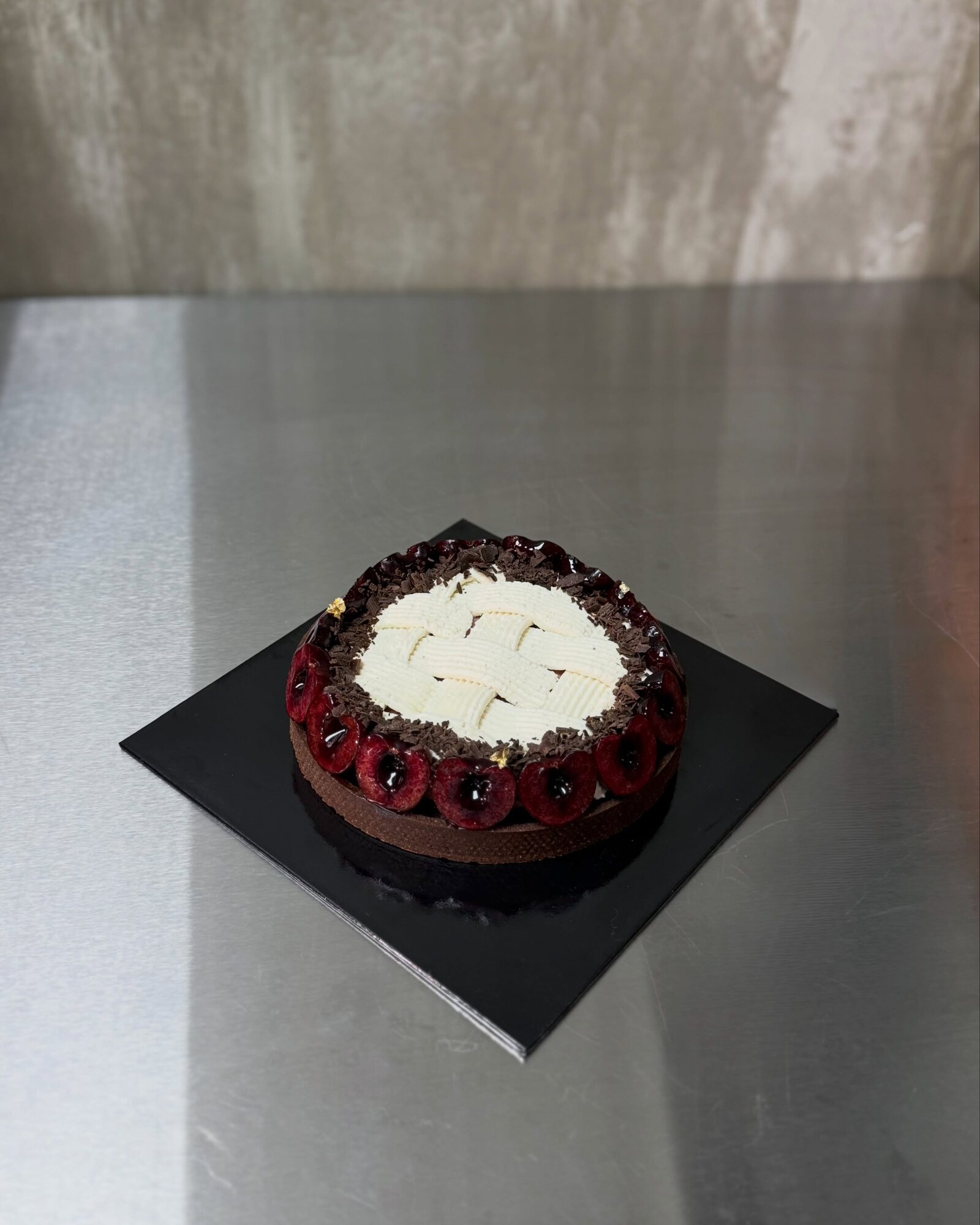Black Forest Tart seen from above