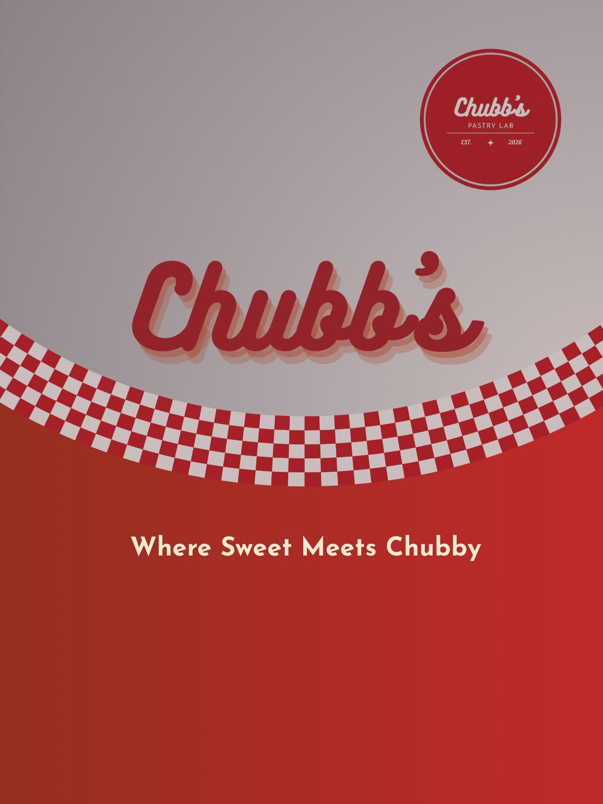 Chubb’s brand card reading Where Sweet Meets Chubby